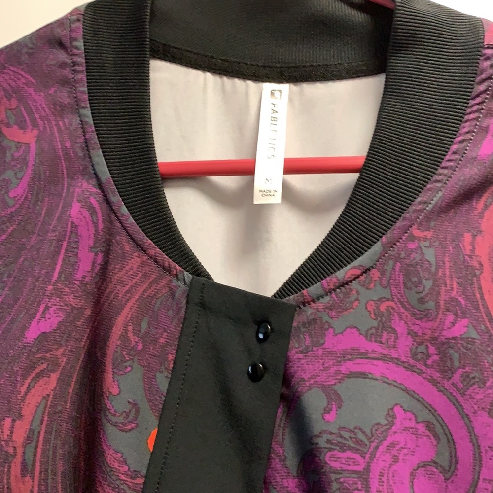 Fabletics Athletic Bomber Workout Jacket - image 3